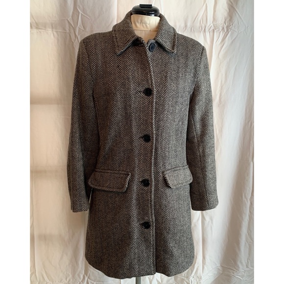 Isaac Mizrahi Jackets & Blazers - Isaac Mizrahi herringbone coat
